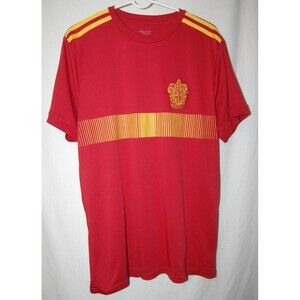 Universal Studios Harry Potter Gryffindor Embroidered Quidditch Shirt Size Large